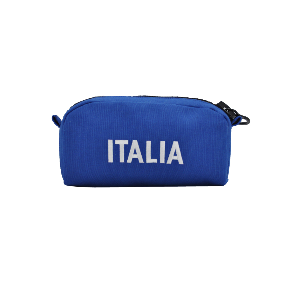 POCHETTE CANVAS BIG CON ZIP GRANDE 80% PL 20%CO ITALIA