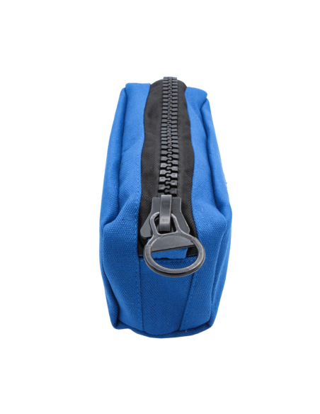 POCHETTE CANVAS BIG CON ZIP GRANDE 80% PL 20%CO ITALIA
