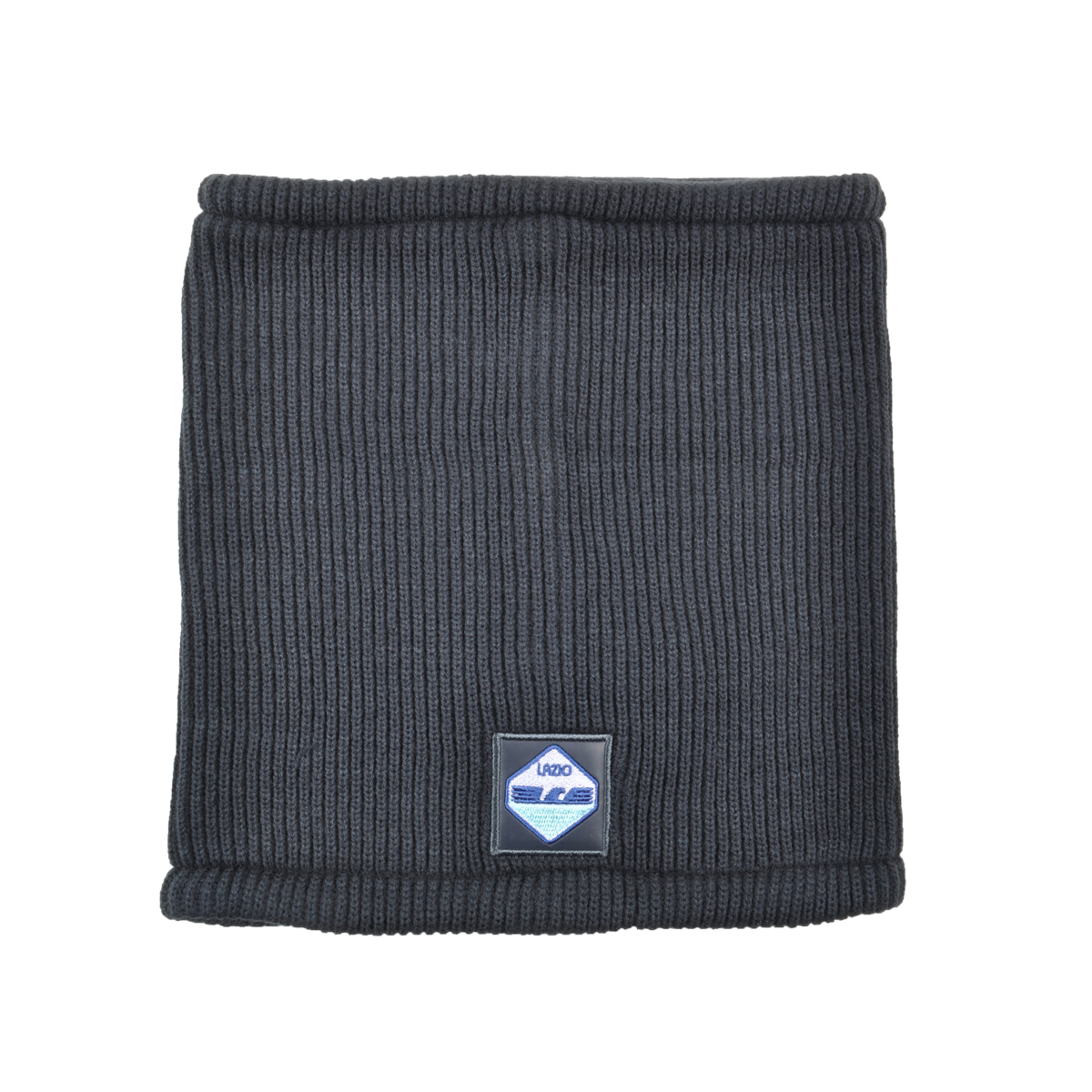SCALDACOLLO MAGLIA 1X1 PATCH PELLE RICAMATO INT.PILE 50%PC 50%PL LAZIO