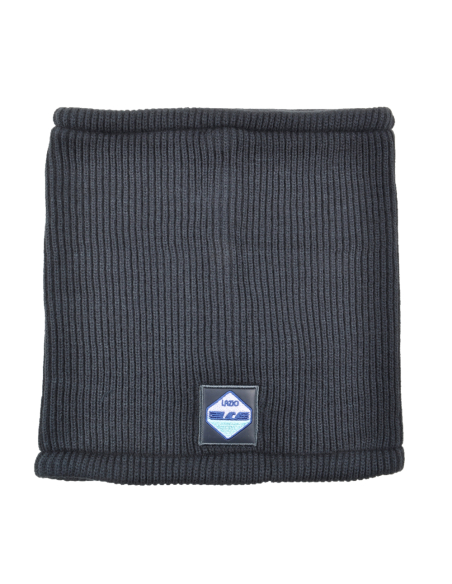 SCALDACOLLO MAGLIA 1X1 PATCH PELLE RICAMATO INT.PILE 50%PC 50%PL LAZIO