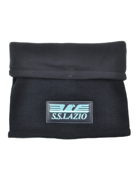 SCALDACOLLO MAGLIA LISCIA PATCH PELLE RICAMATO INT. PILE 50%PC 50%PL LAZIO