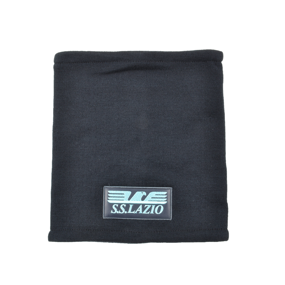 SCALDACOLLO MAGLIA LISCIA PATCH PELLE RICAMATO INT. PILE 50%PC 50%PL LAZIO