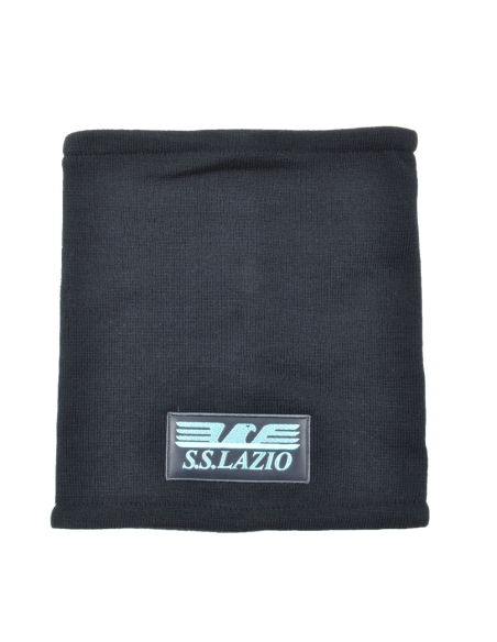 SCALDACOLLO MAGLIA LISCIA PATCH PELLE RICAMATO INT. PILE 50%PC 50%PL LAZIO