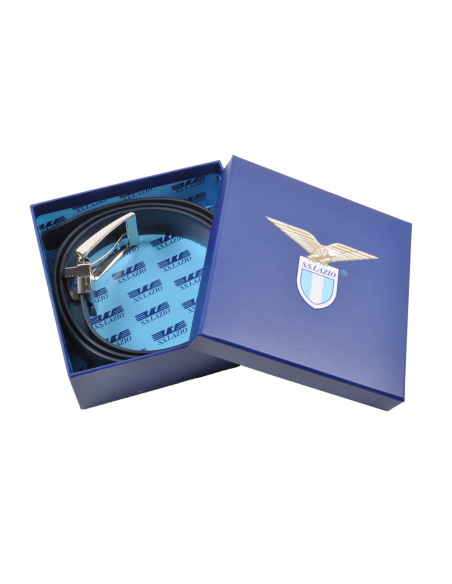 CINTURA PELLE CLASSICA REVERSIBILE SAFFIANO LISCIA IN BOX S M LAZIO