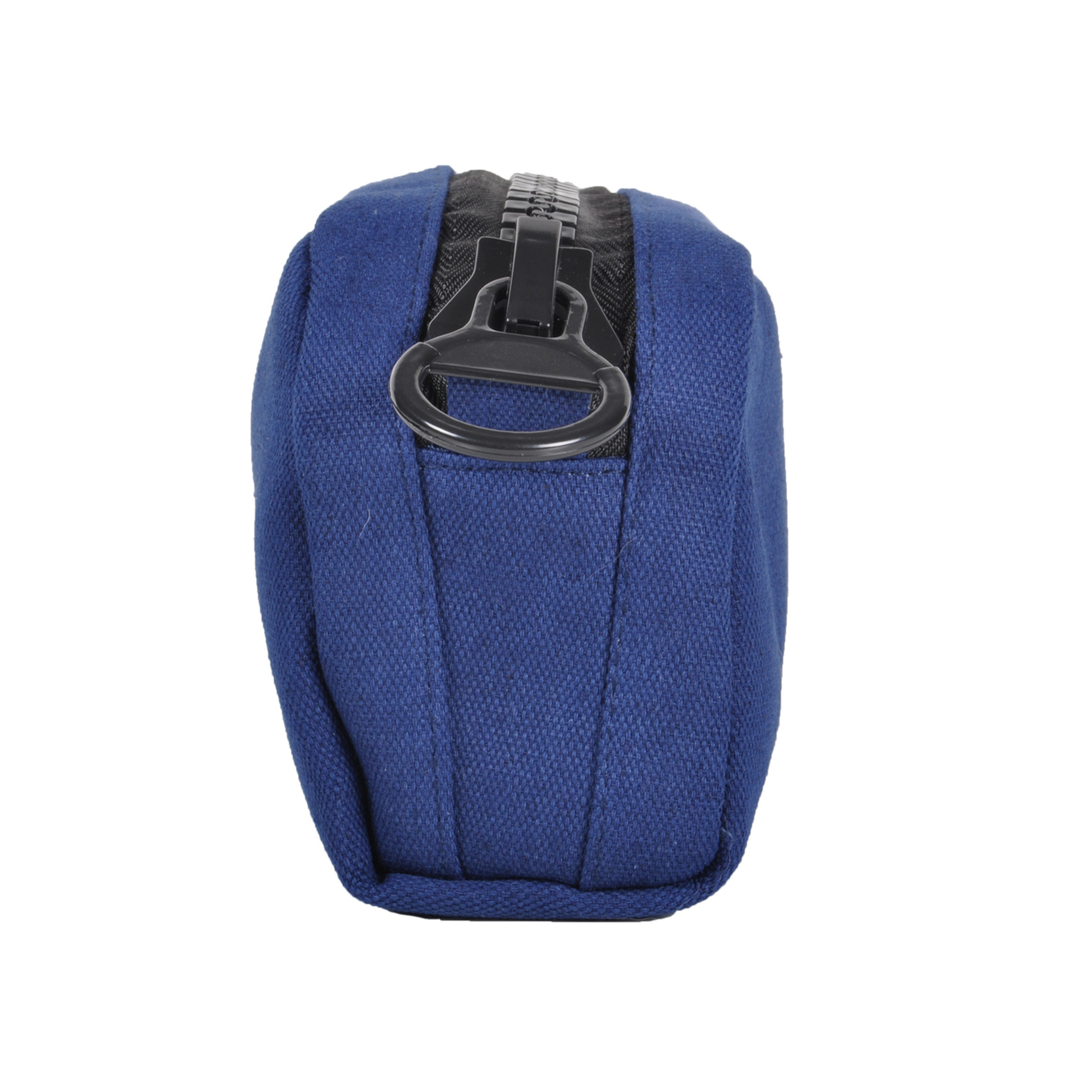 POCHETTE CANVAS BIG CON ZIP GRANDE 80% PL 20%CO LAZIO