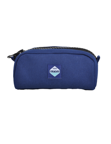 POCHETTE CANVAS BIG CON ZIP GRANDE 80% PL 20%CO LAZIO