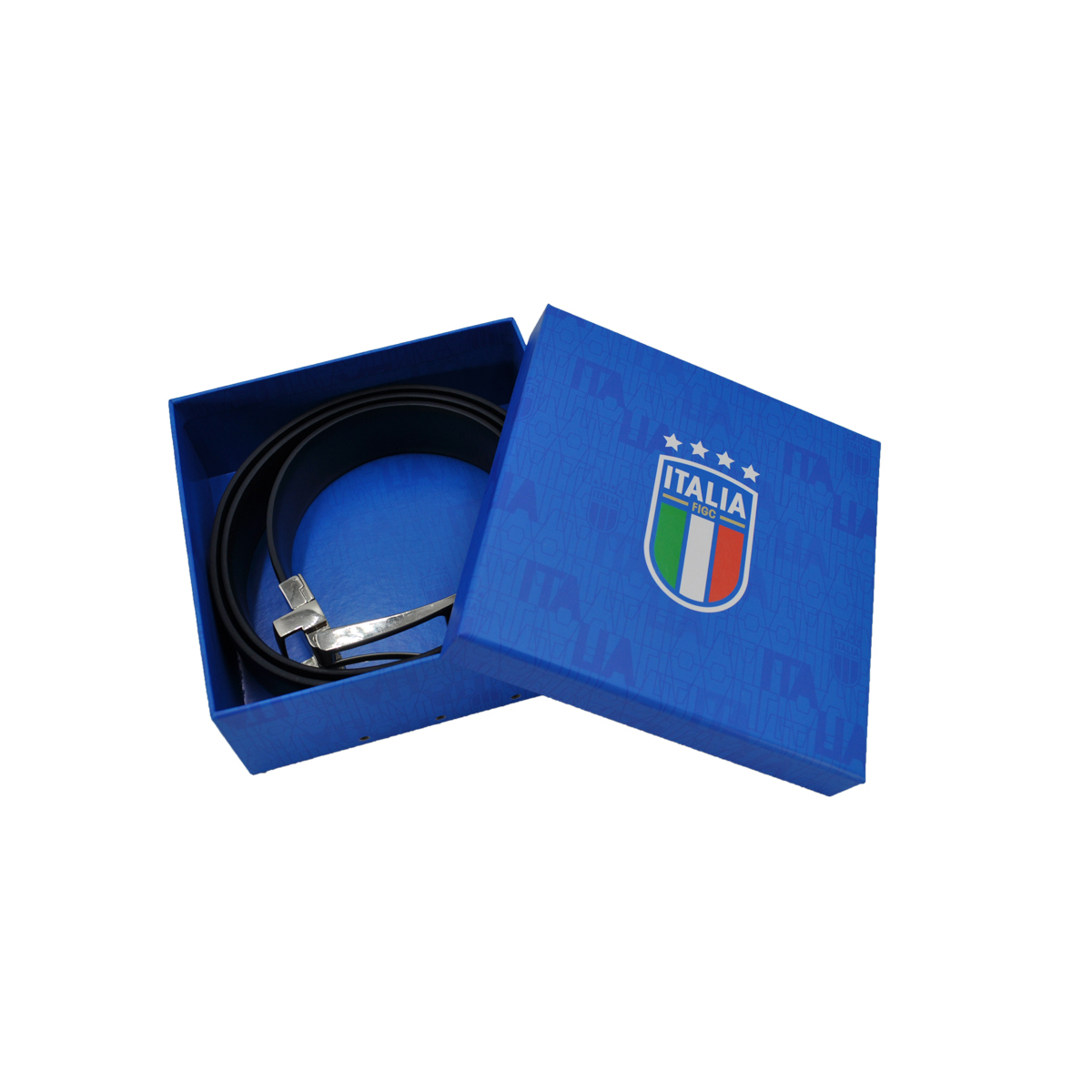 CINTURA PELLE CLASSICA REVERSIBILE SAFFIANO LISCIA IN BOX S M ITALIA