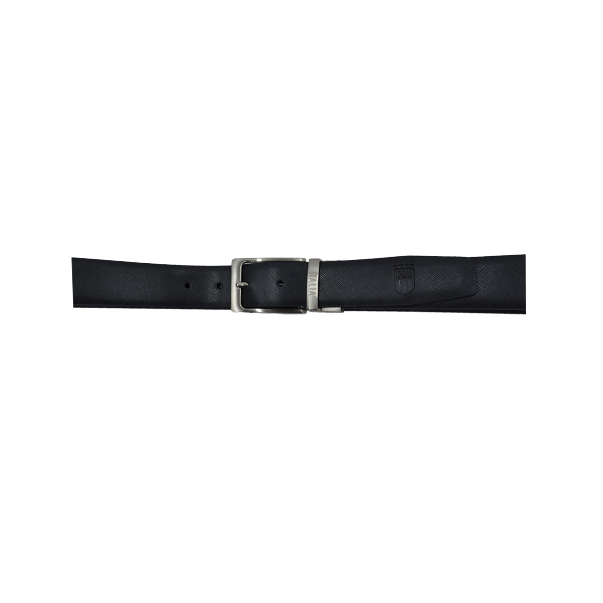 CINTURA PELLE CLASSICA REVERSIBILE SAFFIANO LISCIA IN BOX  L  XL ITALIA