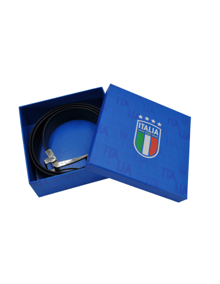 CINTURA PELLE CLASSICA REVERSIBILE SAFFIANO LISCIA IN BOX  L  XL ITALIA