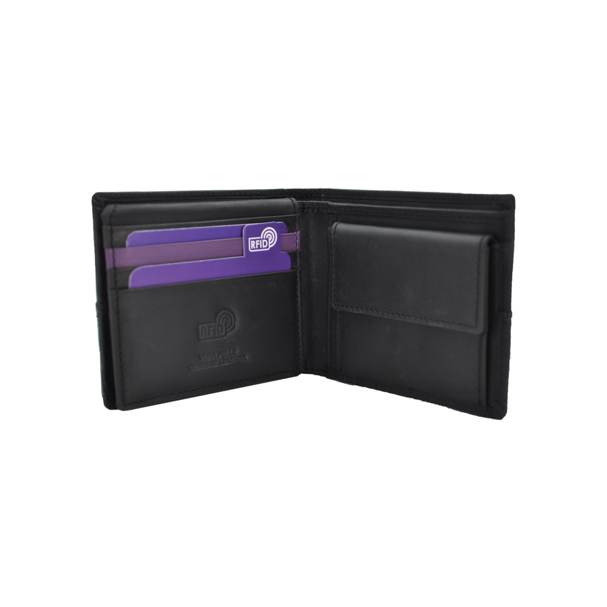 PARURE PORTAFOGLIO SLIM E PORTACHIAVI 100%PELLE FIORENTINA