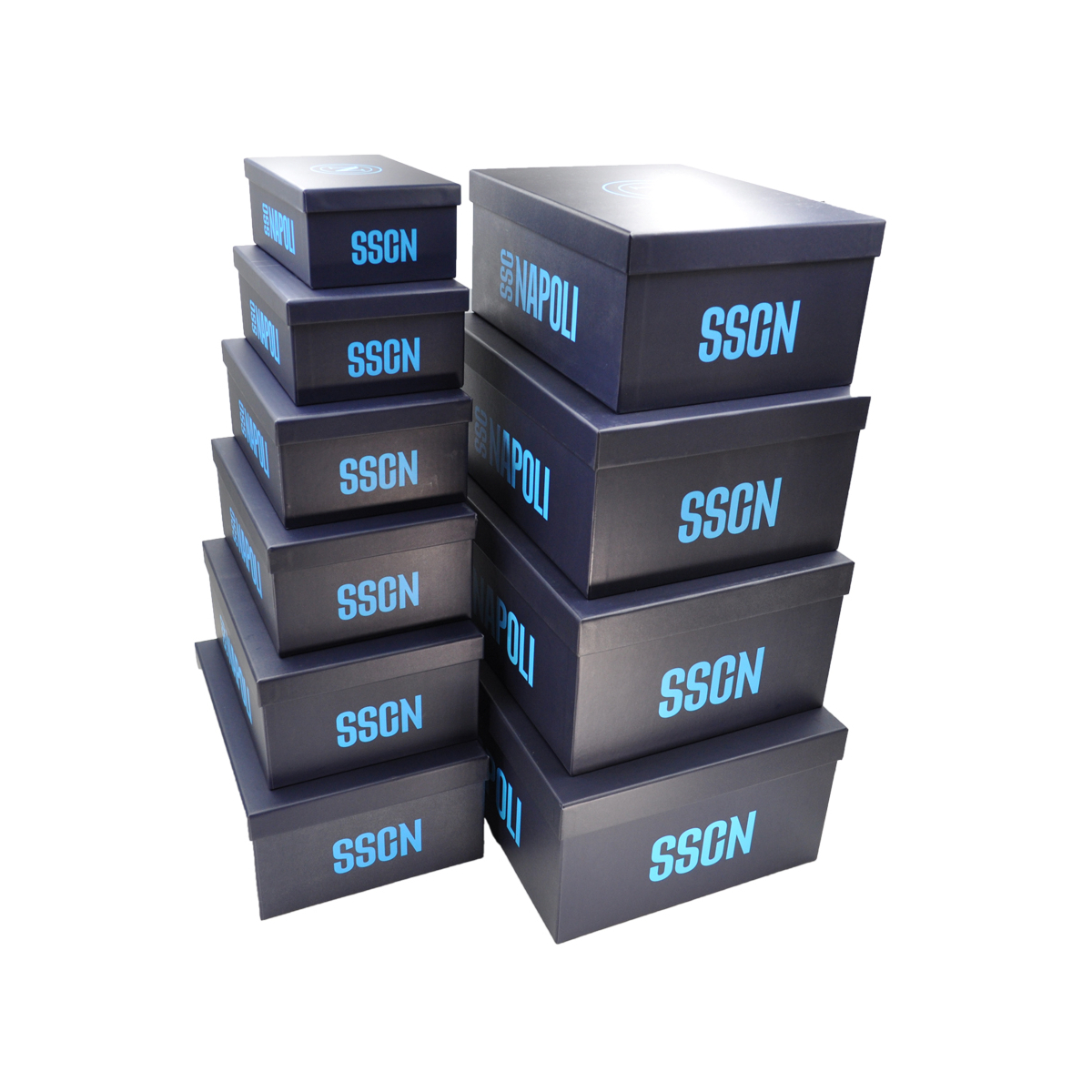 SET 10 PEZZI STORAGE BOX Enzo Castellano SSC NAPOLI
