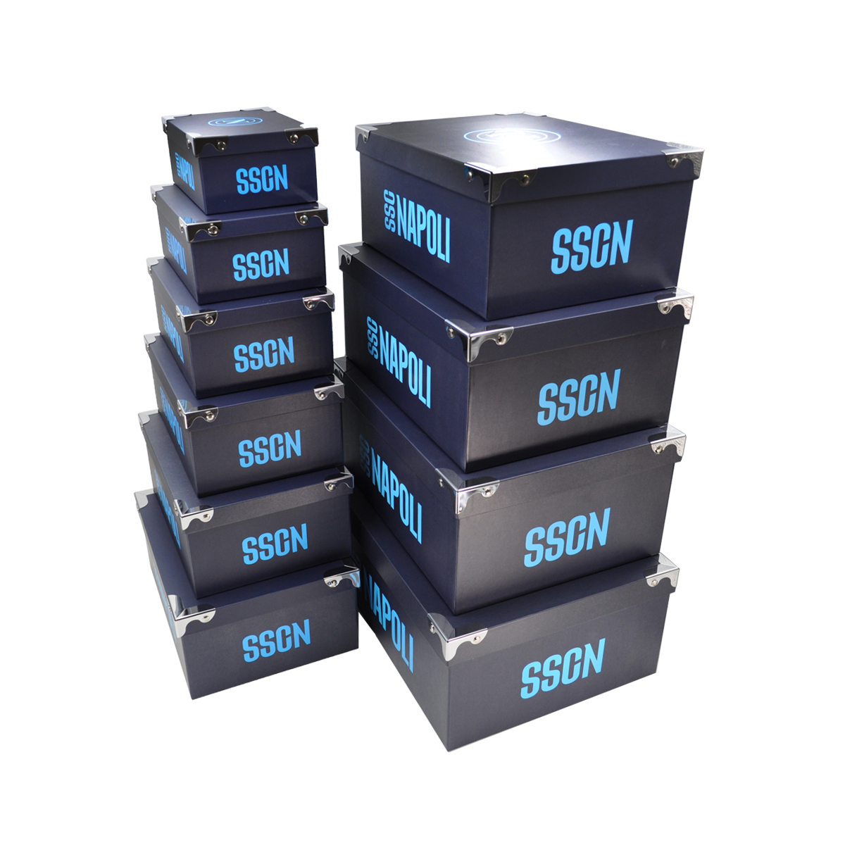 SET 10 PEZZI STORAGE BAULETTO Enzo Castellano SSC NAPOLI