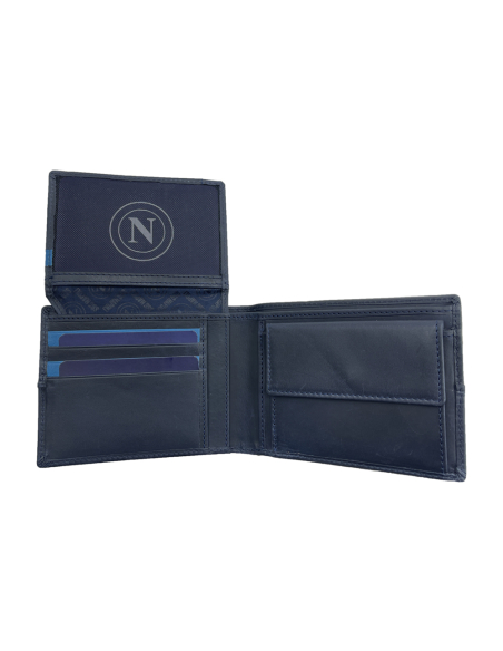PORTAFOGLIO 100% PELLE Enzo Castellano SSC NAPOLI