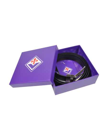 CINTURA PELLE CLASSICA REVERSIBILE SAFFIANO LISCIA IN BOX size L  XL FIORENTINA