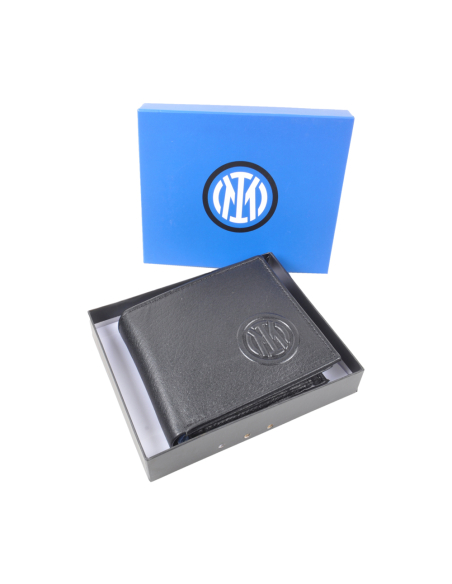 PORTAFOGLIO SLIM 100% PELLE INTER