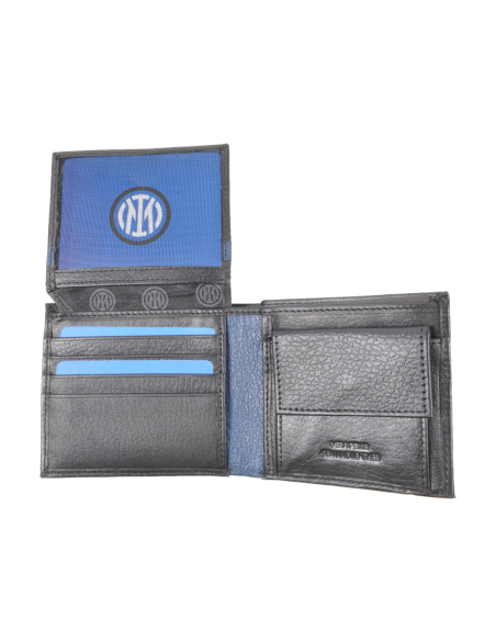 PORTAFOGLIO SLIM 100% PELLE INTER